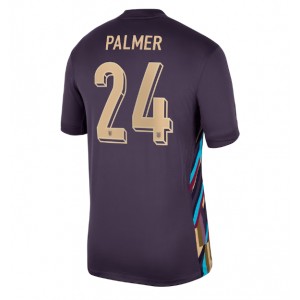 Fotbalové Dres Anglie Cole Palmer #24 Venkovní Oblečení ME 2024 Krátký Rukáv